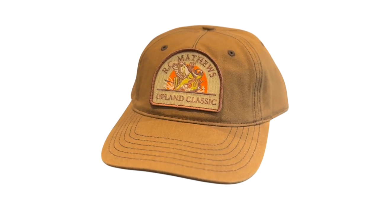 Dad hat featuring a embroidered front patch design
